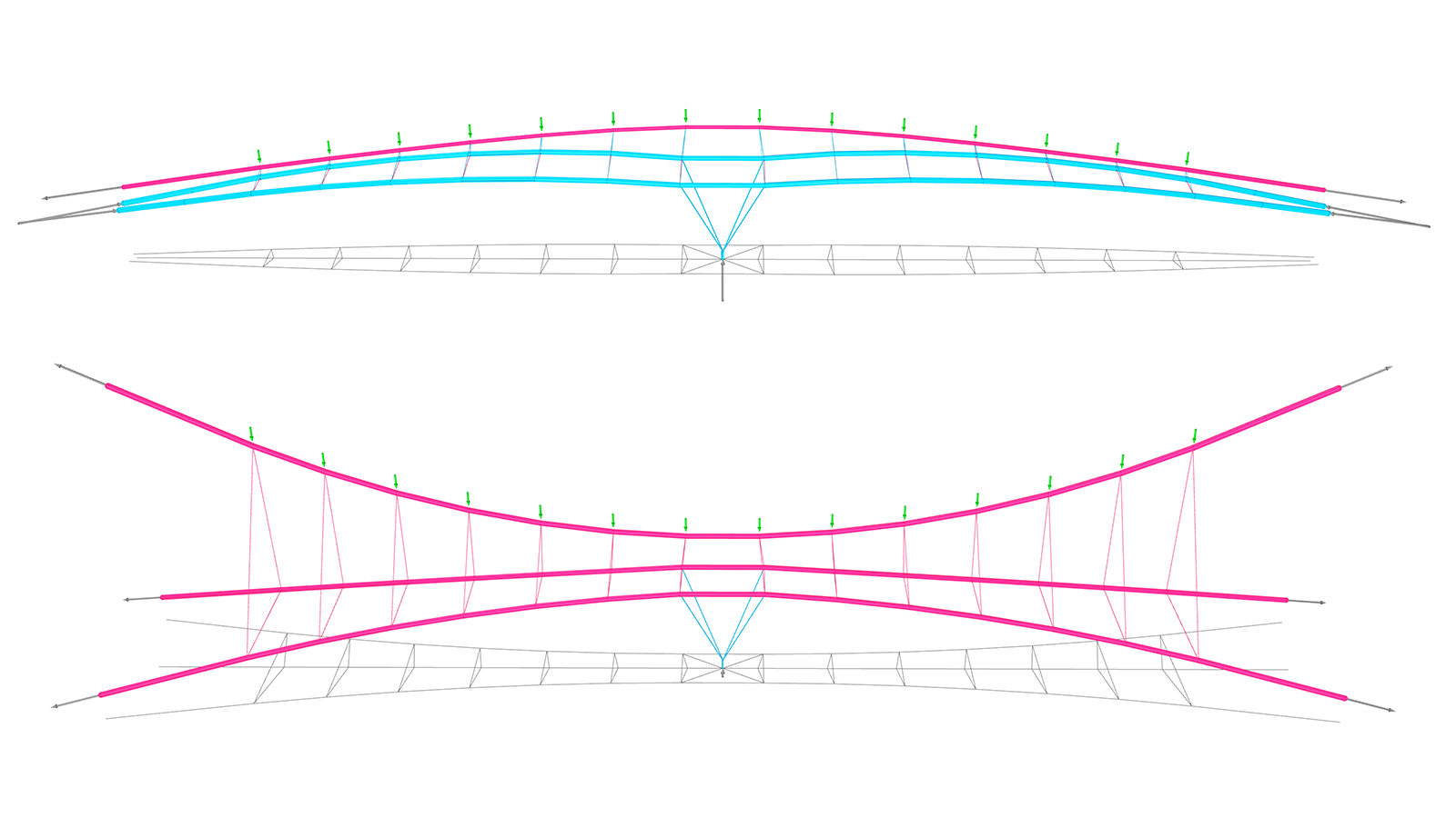 Tubular bridge in 3D