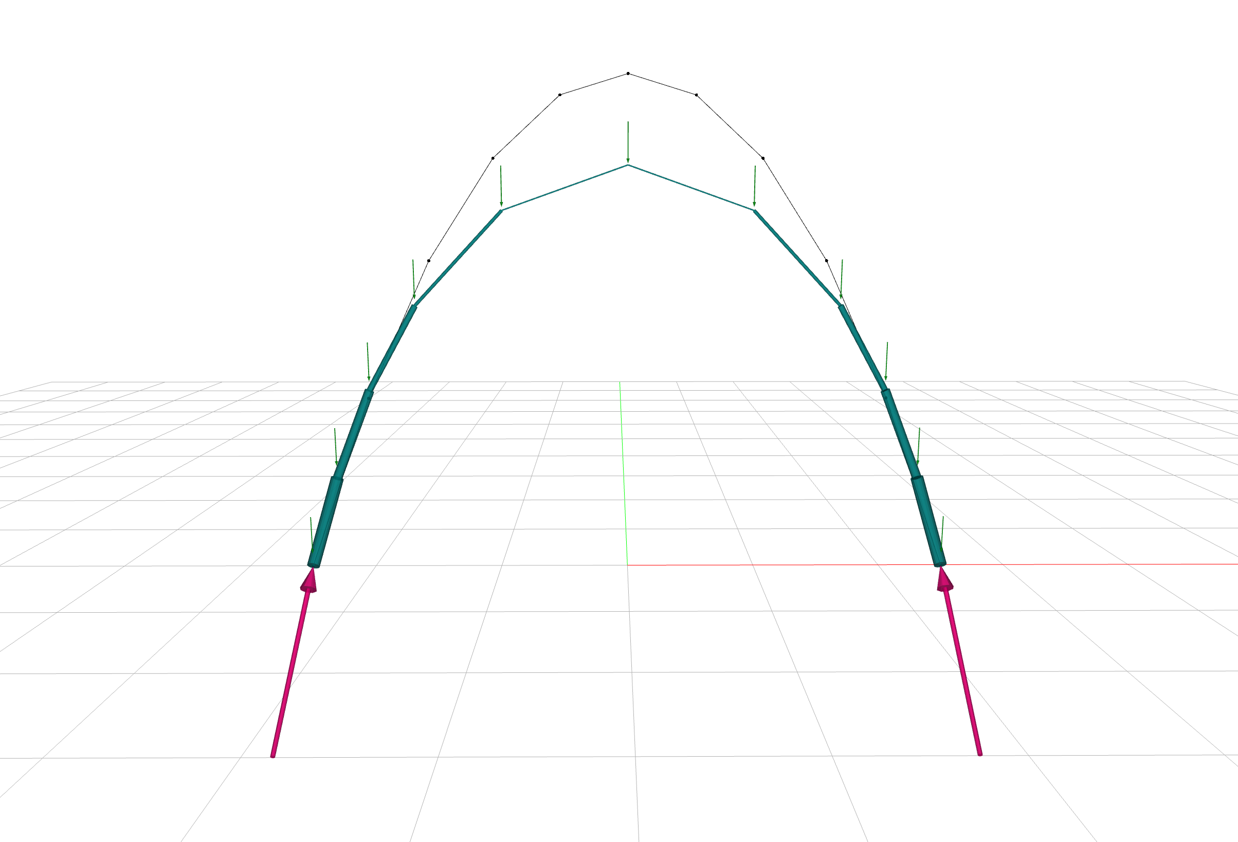 Arch load path